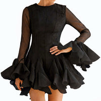 Robe luxeuse à volants
