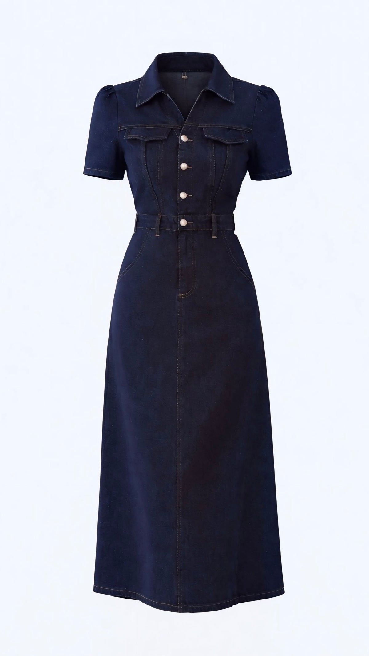 Robe longue en jean (denim)